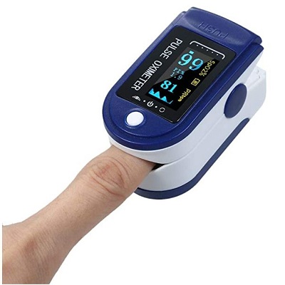 Fingertip Pulse Oximeter Blood Oxygen Saturation Monitor